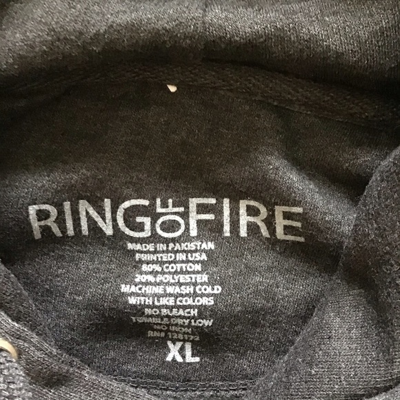 Ring Of Fire NY Graphic Hoodie XL NWT - Picture 6 of 9